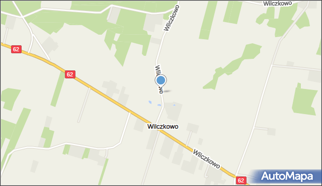 Wilczkowo gmina Wyszogród, Wilczkowo, mapa Wilczkowo gmina Wyszogród