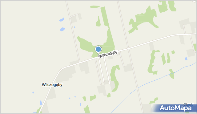 Wilczogęby, Wilczogęby, mapa Wilczogęby