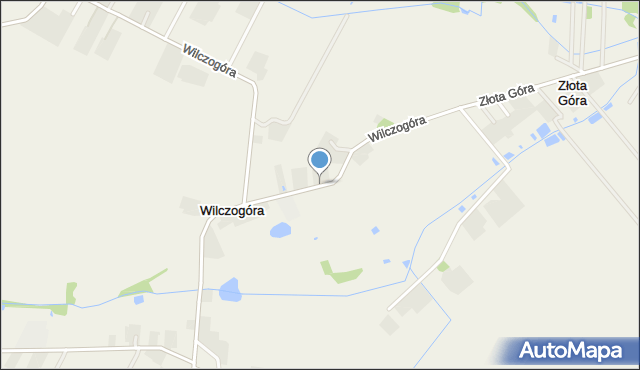 Wilczogóra gmina Belsk Duży, Wilczogóra, mapa Wilczogóra gmina Belsk Duży