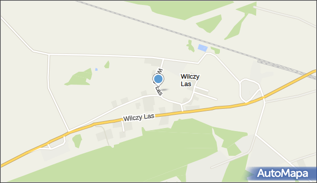 Wilczy Las, Wilczy Las, mapa Wilczy Las