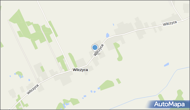 Wilczyca, Wilczyca, mapa Wilczyca