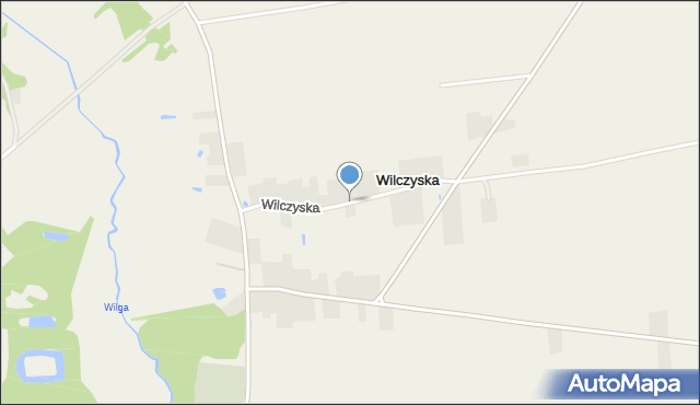 Wilczyska gmina Wola Mysłowska, Wilczyska, mapa Wilczyska gmina Wola Mysłowska