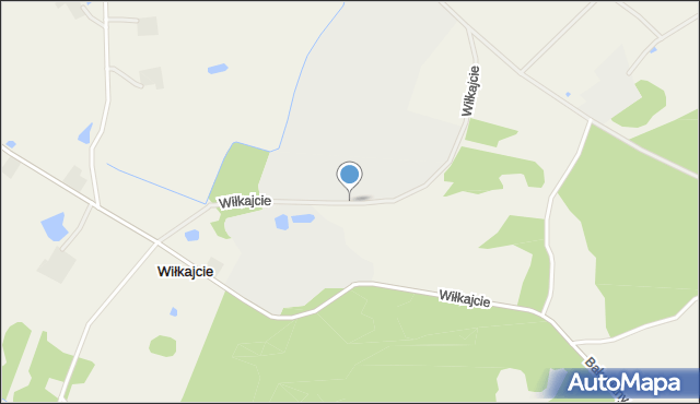 Wiłkajcie, Wiłkajcie, mapa Wiłkajcie