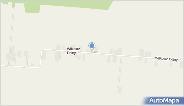 Wilkołaz Dolny, Wilkołaz Dolny, mapa Wilkołaz Dolny