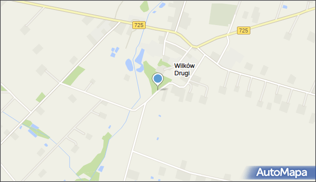 Wilków Drugi, Wilków Drugi, mapa Wilków Drugi