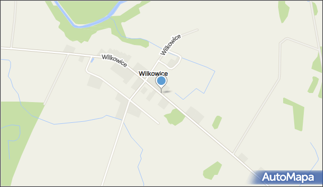 Wilkowice gmina Postomino, Wilkowice, mapa Wilkowice gmina Postomino