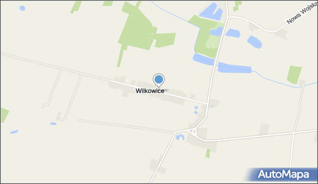 Wilkowice gmina Rawa Mazowiecka, Wilkowice, mapa Wilkowice gmina Rawa Mazowiecka