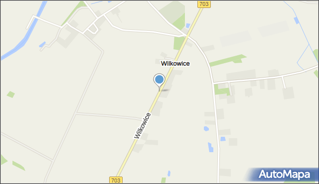 Wilkowice gmina Wartkowice, Wilkowice, mapa Wilkowice gmina Wartkowice