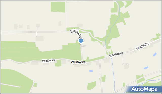 Wilkówiec, Wilkówiec, mapa Wilkówiec