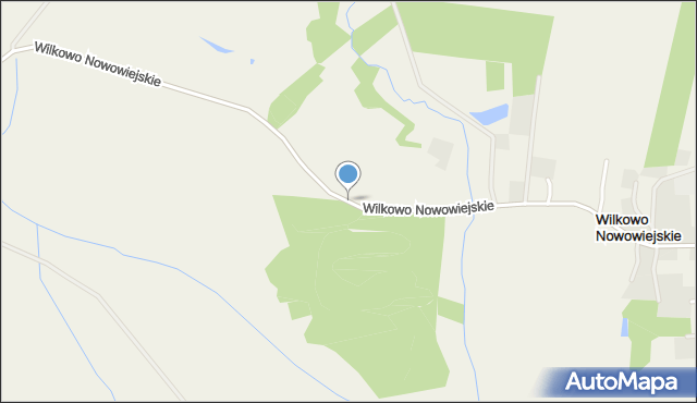 Wilkowo Nowowiejskie, Wilkowo Nowowiejskie, mapa Wilkowo Nowowiejskie