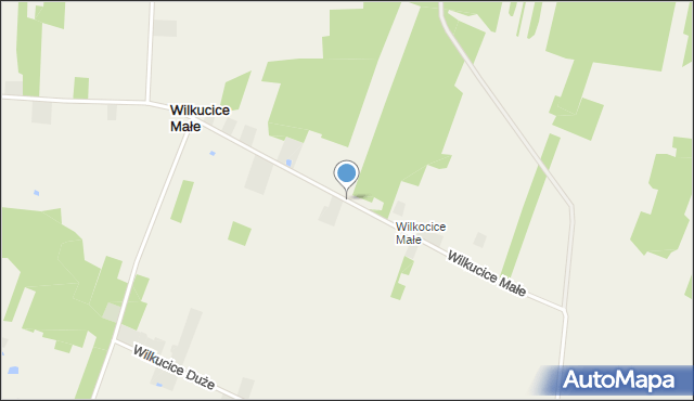 Wilkucice Małe, Wilkucice Małe, mapa Wilkucice Małe