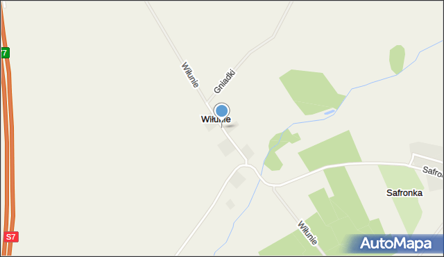 Wiłunie, Wiłunie, mapa Wiłunie