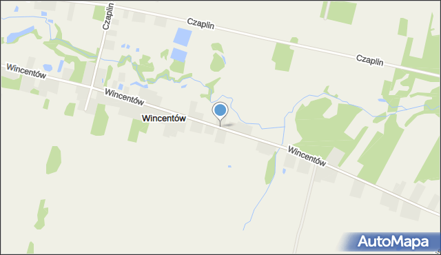 Wincentów gmina Góra Kalwaria, Wincentów, mapa Wincentów gmina Góra Kalwaria