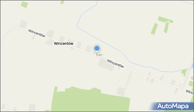 Wincentów gmina Tczów, Wincentów, mapa Wincentów gmina Tczów