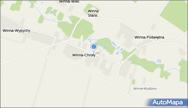 Winna-Chroły, Winna-Chroły, mapa Winna-Chroły