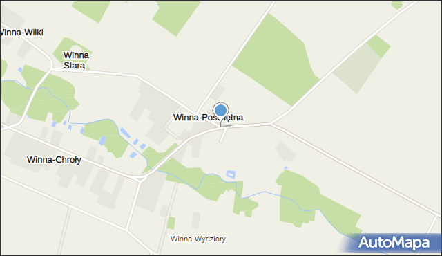 Winna-Poświętna, Winna-Poświętna, mapa Winna-Poświętna