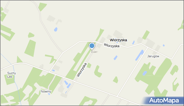 Wiorzyska, Wiorzyska, mapa Wiorzyska