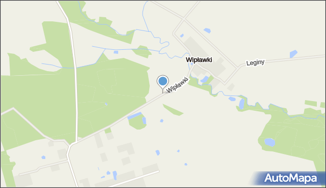 Wipławki, Wipławki, mapa Wipławki