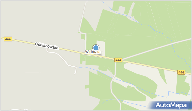 Wisławka, Wisławka, mapa Wisławka