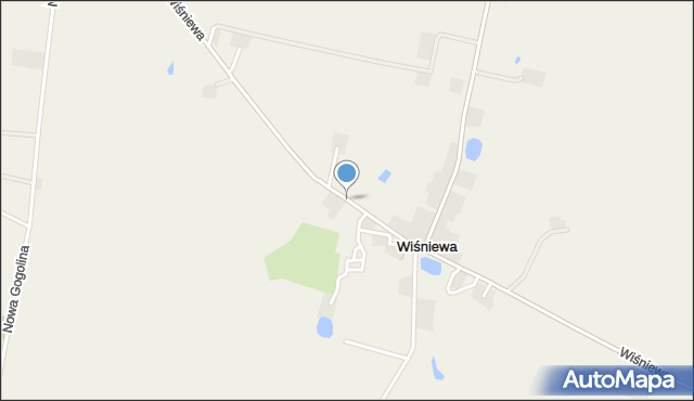 Wiśniewa gmina Wilczyn, Wiśniewa, mapa Wiśniewa gmina Wilczyn