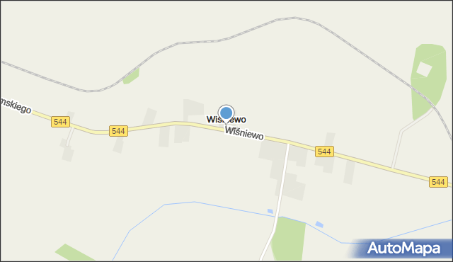 Wiśniewo gmina Grudusk, Wiśniewo, mapa Wiśniewo gmina Grudusk