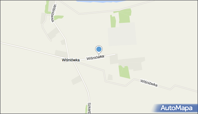 Wiśniówka gmina Stegna, Wiśniówka, mapa Wiśniówka gmina Stegna