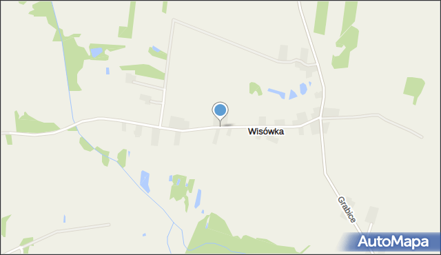 Wisówka, Wisówka, mapa Wisówka