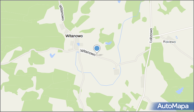 Witanowo, Witanowo, mapa Witanowo