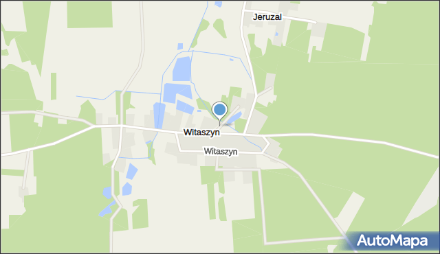 Witaszyn, Witaszyn, mapa Witaszyn