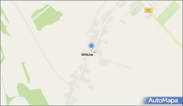 Witków gmina Jaworzyna Śląska, Witków, mapa Witków gmina Jaworzyna Śląska