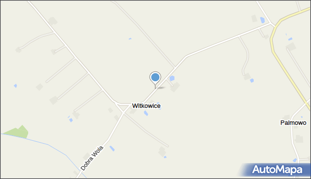 Witkowice gmina Wierzbinek, Witkowice, mapa Witkowice gmina Wierzbinek