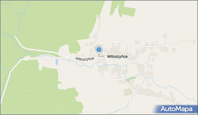 Witoszyńce, Witoszyńce, mapa Witoszyńce