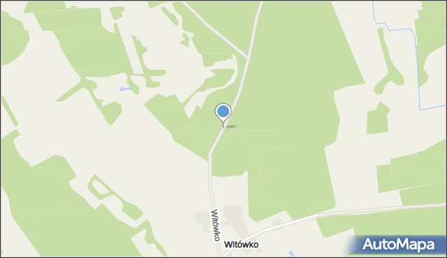 Witówko, Witówko, mapa Witówko