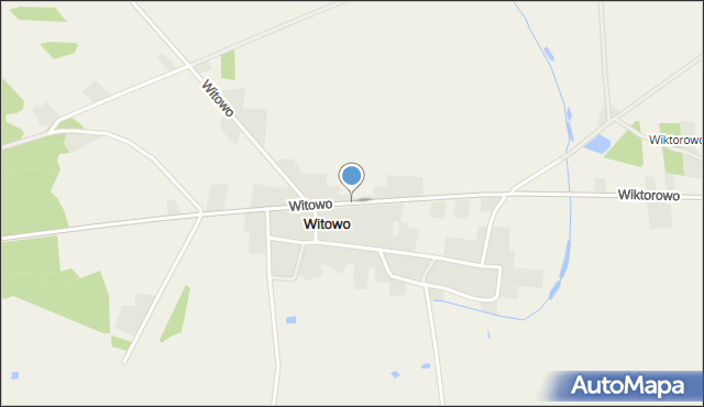 Witowo gmina Krzykosy, Witowo, mapa Witowo gmina Krzykosy