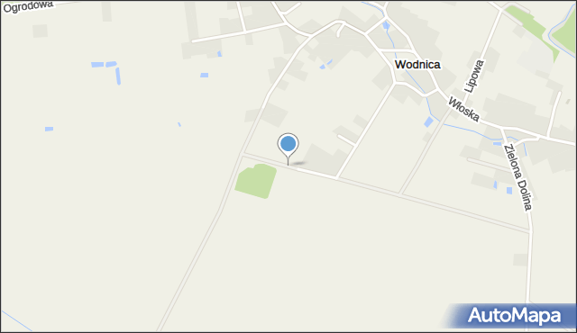 Wodnica gmina Ustka, Wichrowe Wzgórza, mapa Wodnica gmina Ustka