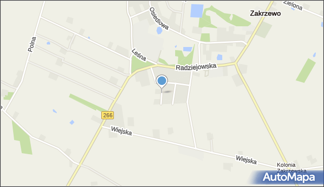 Zakrzewo powiat aleksandrowski, Wiśniowa, mapa Zakrzewo powiat aleksandrowski