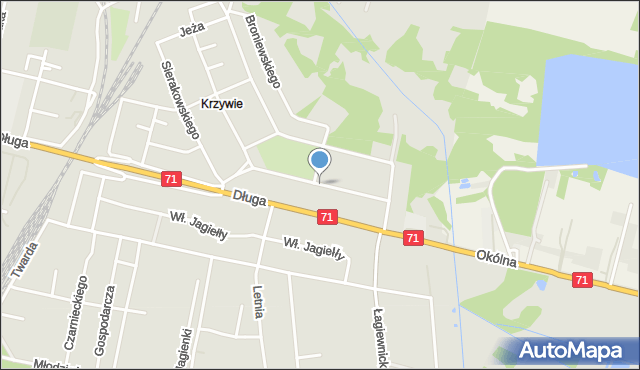 Zgierz, Wiewiórskiej Heleny, mapa Zgierz