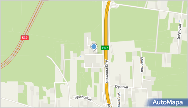 Jurowce gmina Wasilków, Wjazd, mapa Jurowce gmina Wasilków