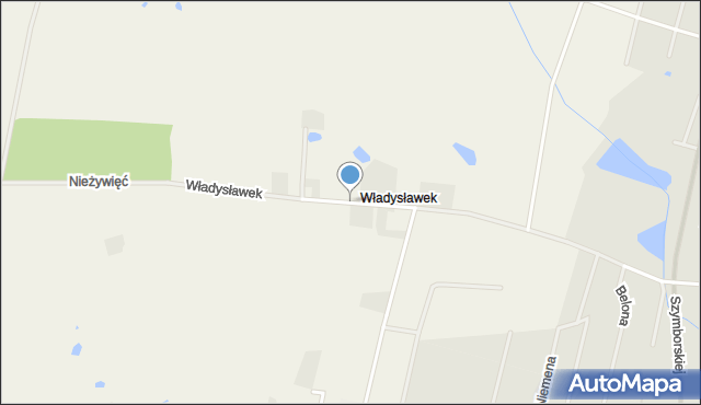 Władysławek, Władysławek, mapa Władysławek