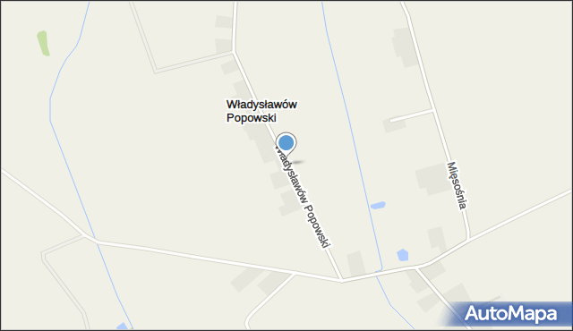 Władysławów Popowski, Władysławów Popowski, mapa Władysławów Popowski