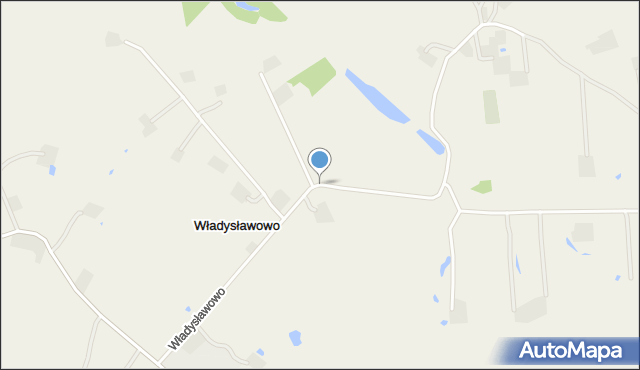 Władysławowo gmina Lwówek, Władysławowo, mapa Władysławowo gmina Lwówek