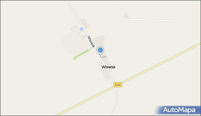 Wlewsk, Wlewsk, mapa Wlewsk