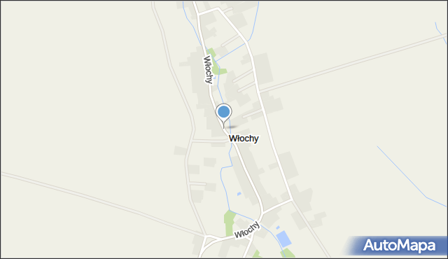 Włochy gmina Domaszowice, Włochy, mapa Włochy gmina Domaszowice