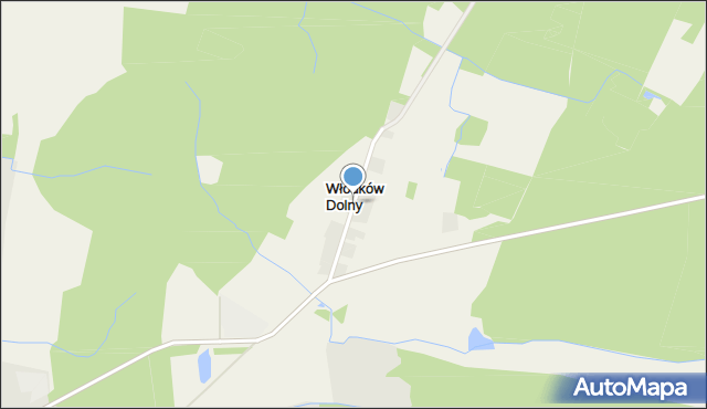 Włodków Dolny, Włodków Dolny, mapa Włodków Dolny