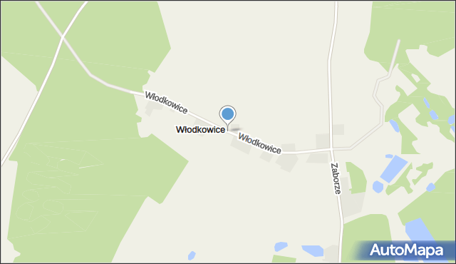 Włodkowice, Włodkowice, mapa Włodkowice