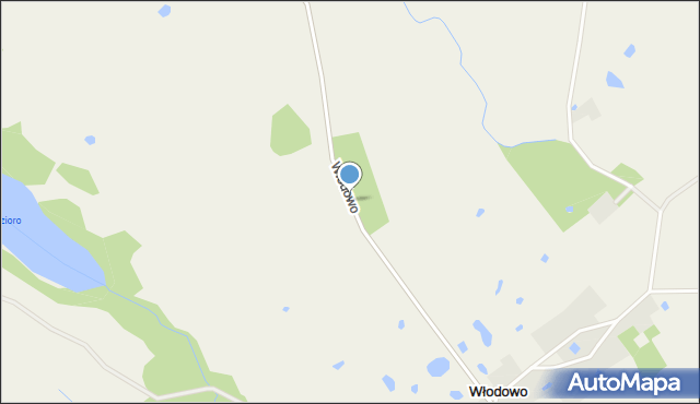 Włodowo, Włodowo, mapa Włodowo