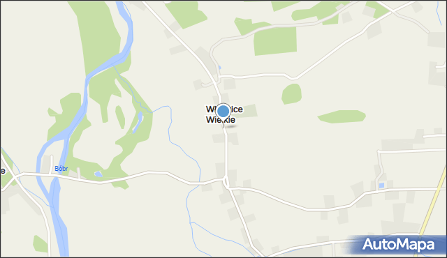 Włodzice Wielkie, Włodzice Wielkie, mapa Włodzice Wielkie