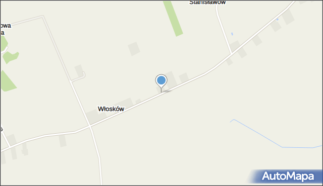 Włosków, Włosków, mapa Włosków