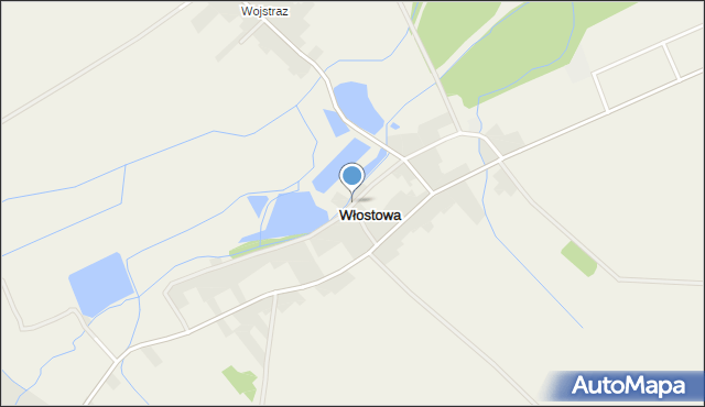 Włostowa, Włostowa, mapa Włostowa