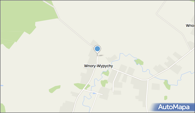 Wnory-Wypychy, Wnory-Wypychy, mapa Wnory-Wypychy